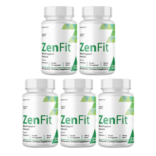 ZenFit Blood Support Formula 5 Bottles 300 Capsules