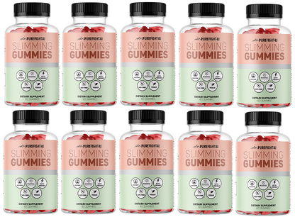 Slimming Gummies Dietary Supplement - 10 Bottles600 Gummies