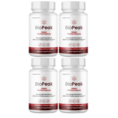 BioPeak Men Enhancement Capsules, BioPeak Pills Last longer BiggerD 4 Bottles