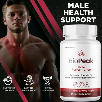 BioPeak Men Enhancement Capsules, BioPeak Pills Last longer BiggerD 4 Bottles