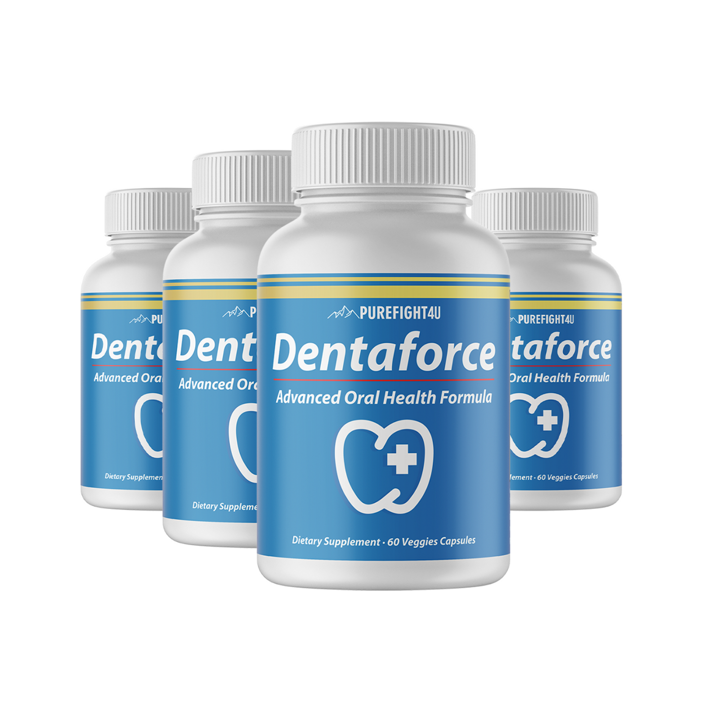 DentaForce Teeth & Gum Supplement - 4 Bottles 240 Capsules