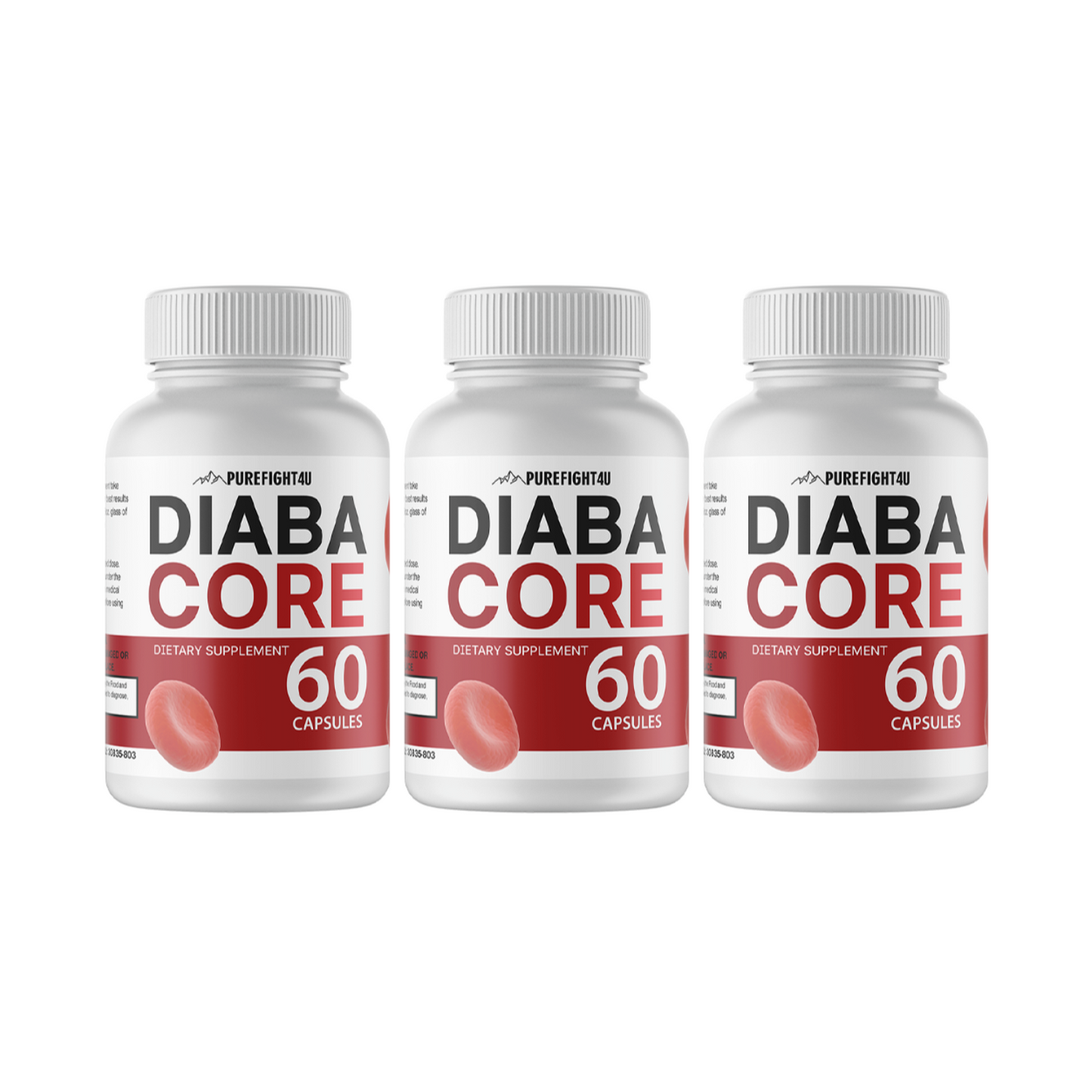 Diabacore Advanced Formula 3 Bottles 180 Capsules