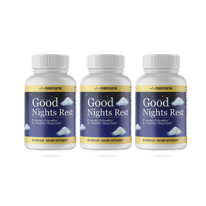 Good Night Rest Promotes Relaxation & Healthy Sleep Cycle-12Bottles-720 Capsules