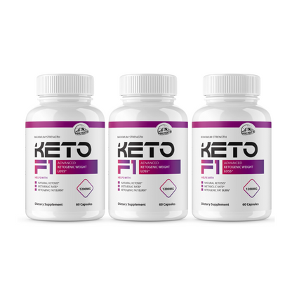 Keto F1 Pills Advanced Ketogenic Weight Loss - 10 Bottles 600 Capsules