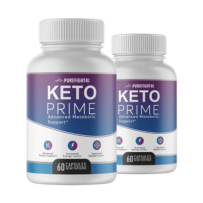 Keto Prime - Advanced Metabolic Support 2 Bottles 120 Capsules