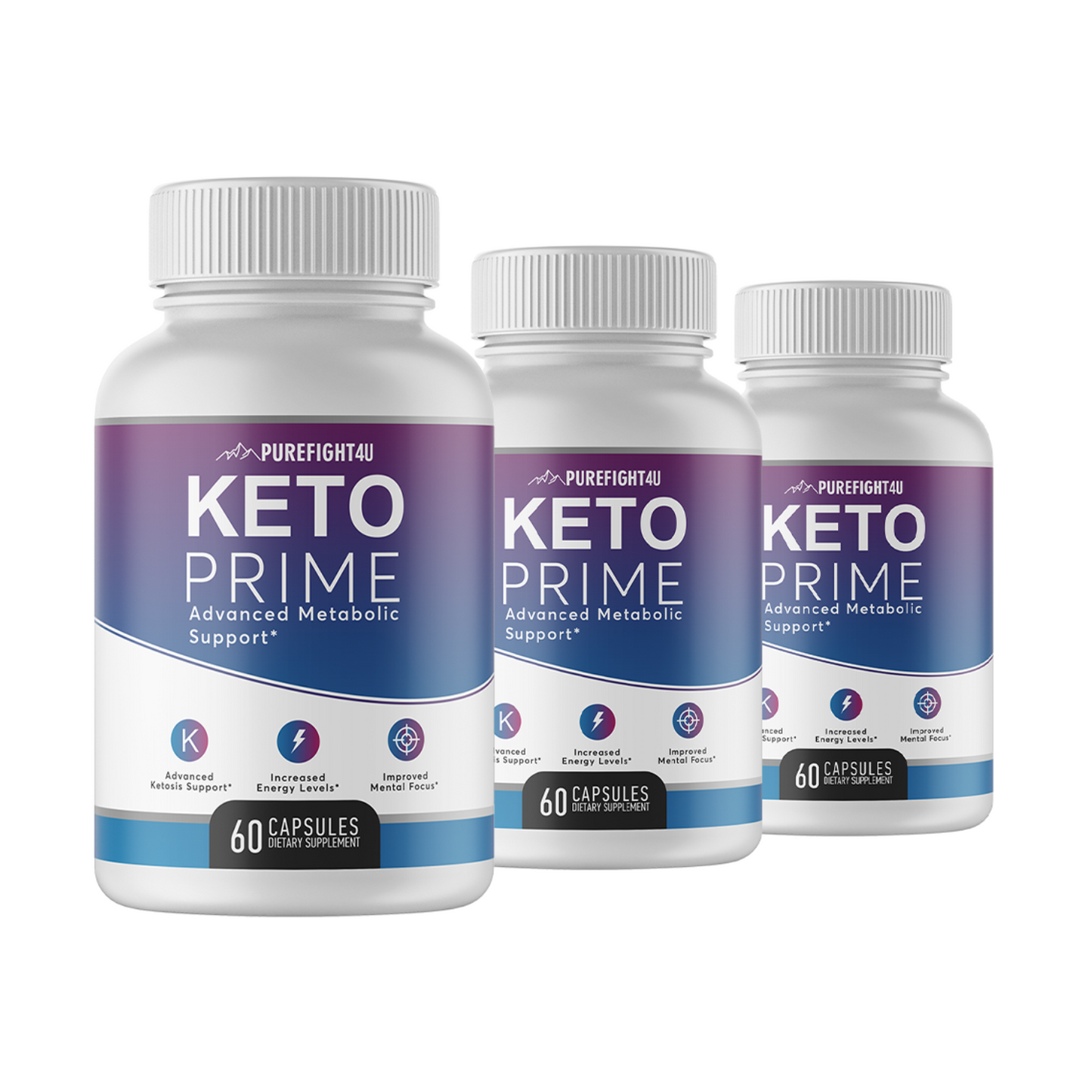 Keto Prime - Advanced Metabolic Support 3 Bottles 180 Capsules