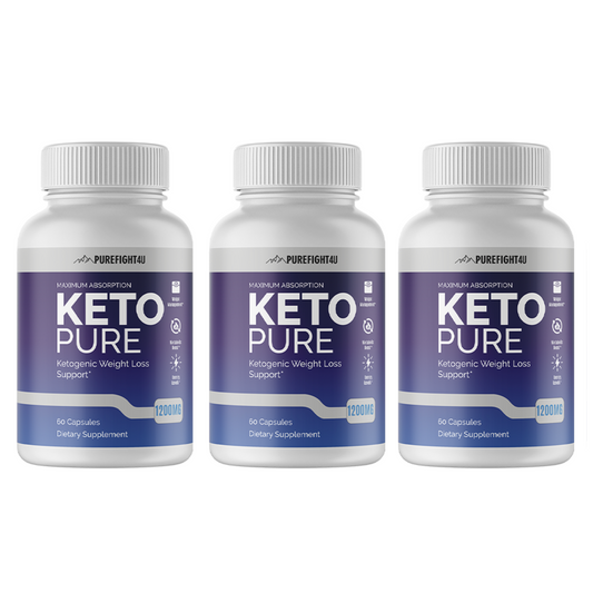 Keto Pure Ketogenic Weight Loss Support - 10 Bottles 600 Capsules