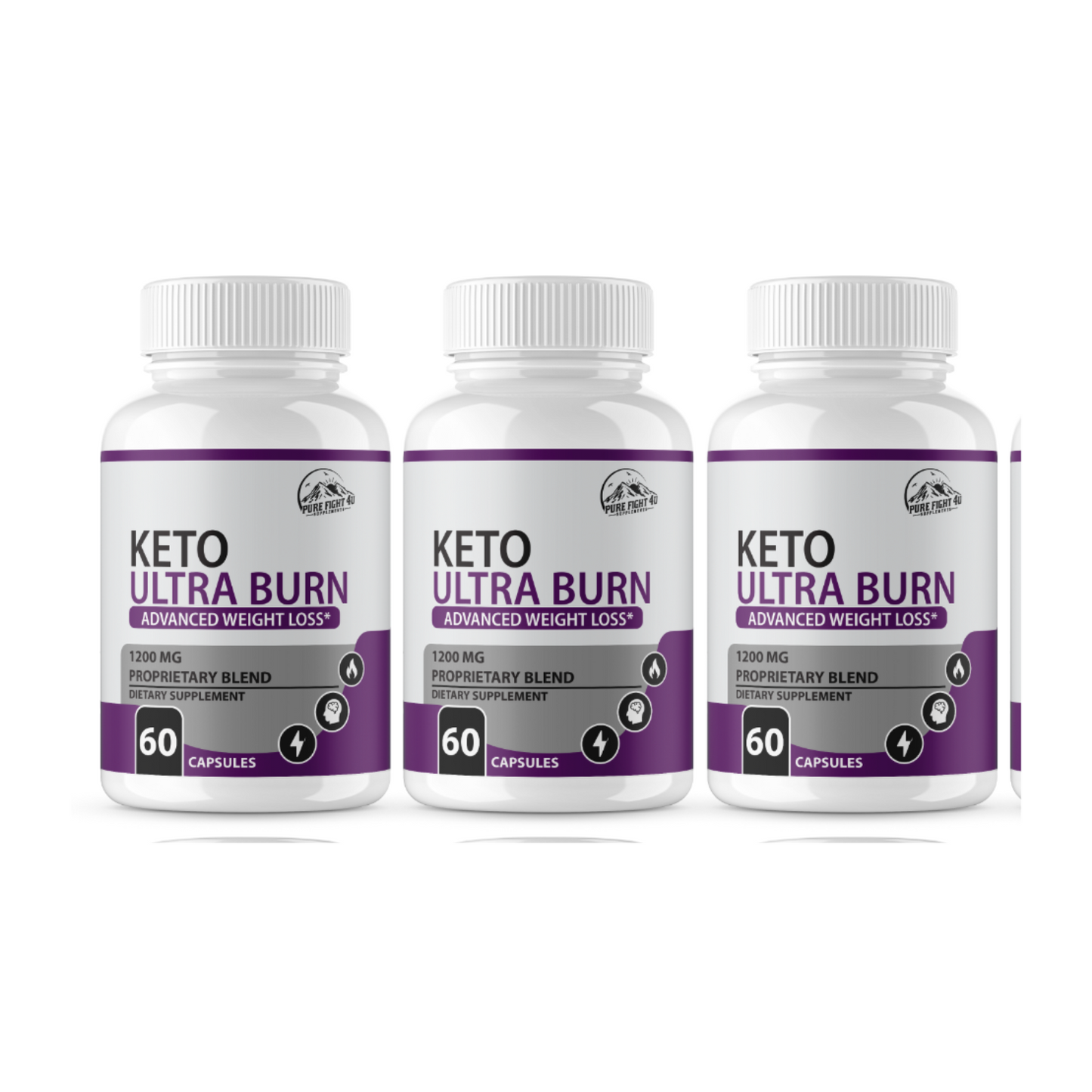 Keto Ultra Burn Advanced Weight Loss 10 Bottles 600 Capsules