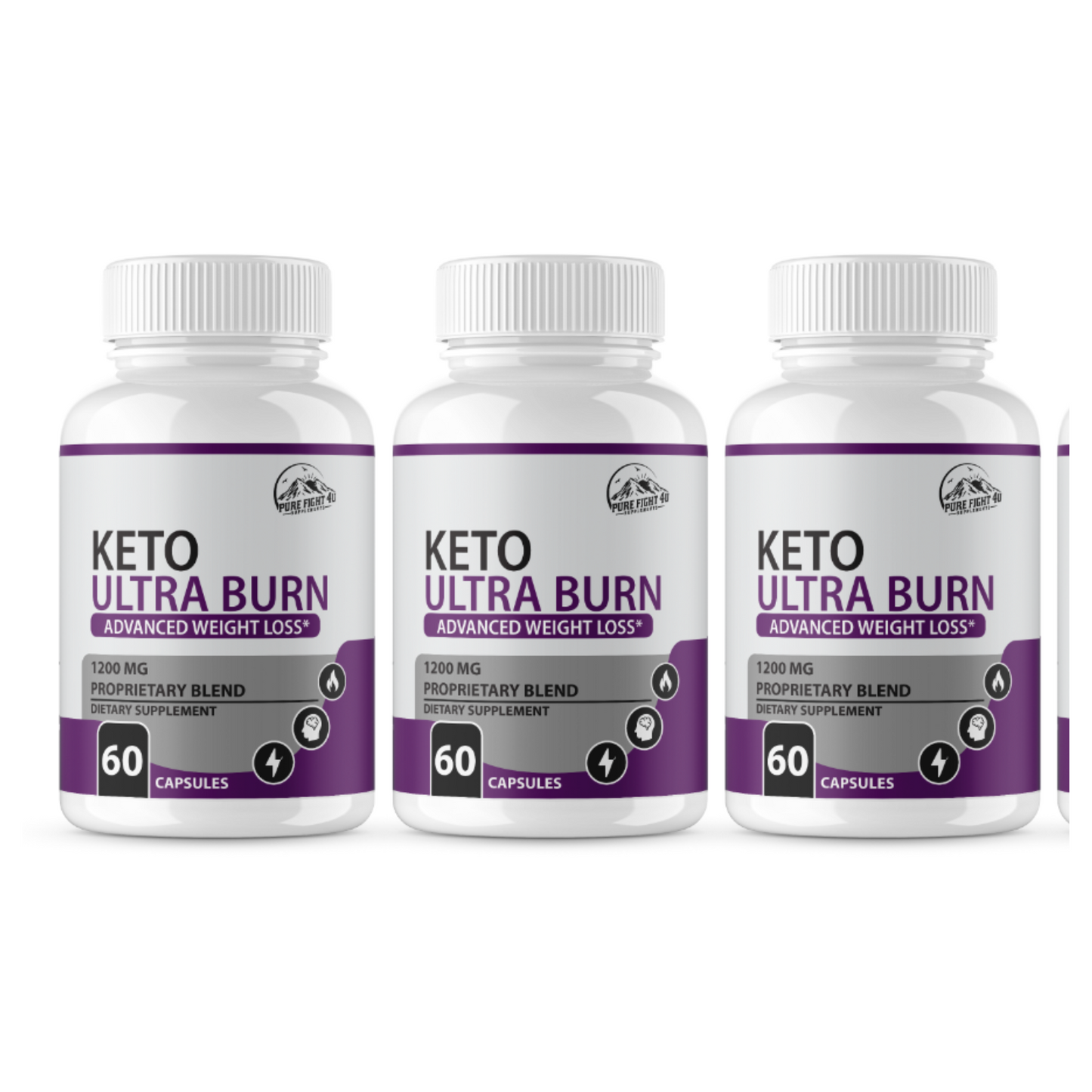 Keto Ultra Burn Advanced Weight Loss 12 Bottles 720 Capsules