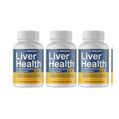 Liver Health RX Formula Supplement Pure Health 10 Bottles 600 Capsules