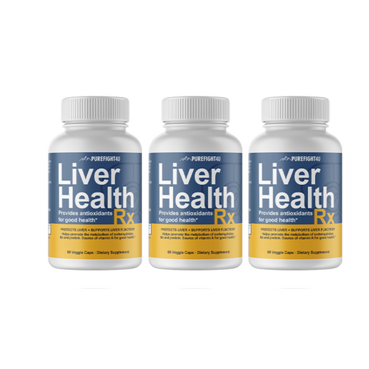 Liver Health RX Formula Supplement Pure Health 12 Bottles 720 Capsules