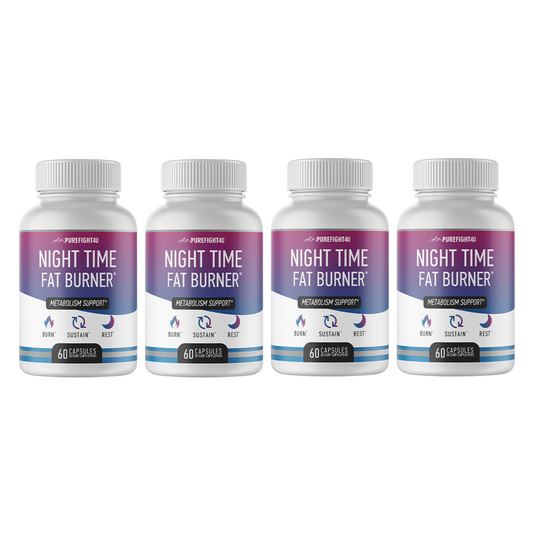 Night Time Fat Burner - Metabolism Support - 12 Bottles 720 Capsules