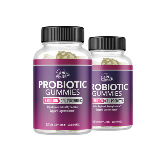 Probiotic Gummies 1 Billion CFU 2 Bottles 120 Gummies