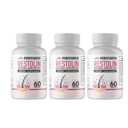 Restolin Hair Skin and Nails Supplement 10 Bottles 600 Capsules