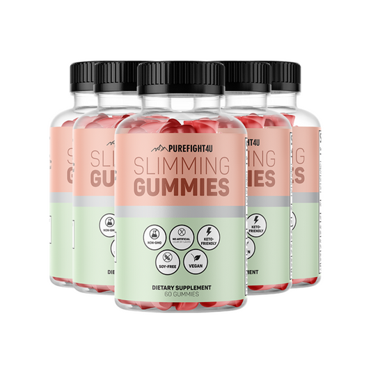 Slimming Gummies Dietary Supplement - 5 Bottles 300 Gummies