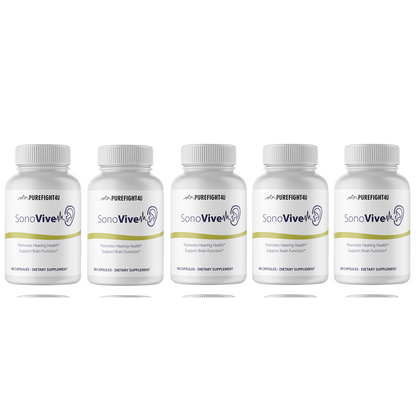 Sonovive Capsules Hearing Supplement 10 Bottles 600 Capsules