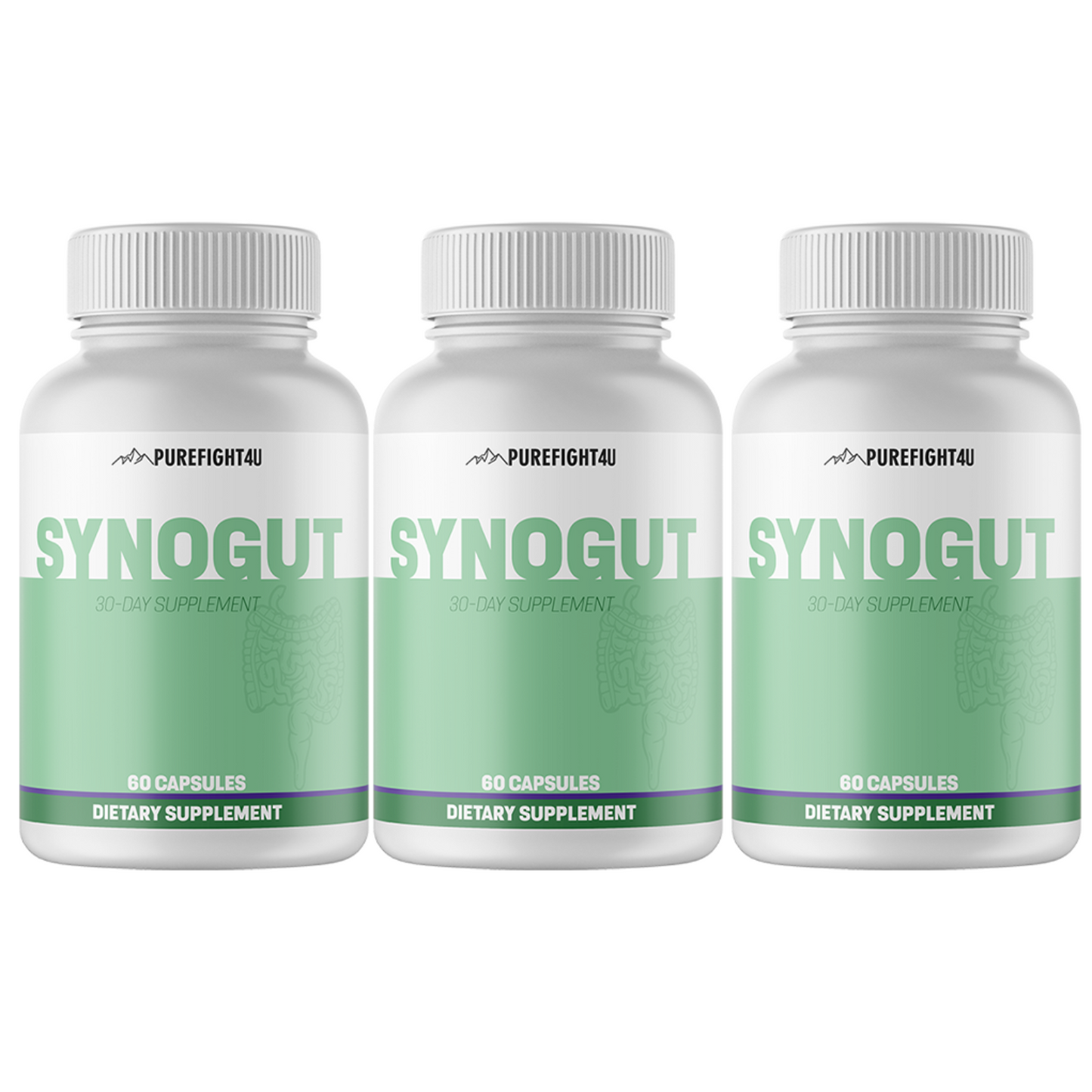 Synogut 3 Bottles 180 Capsules