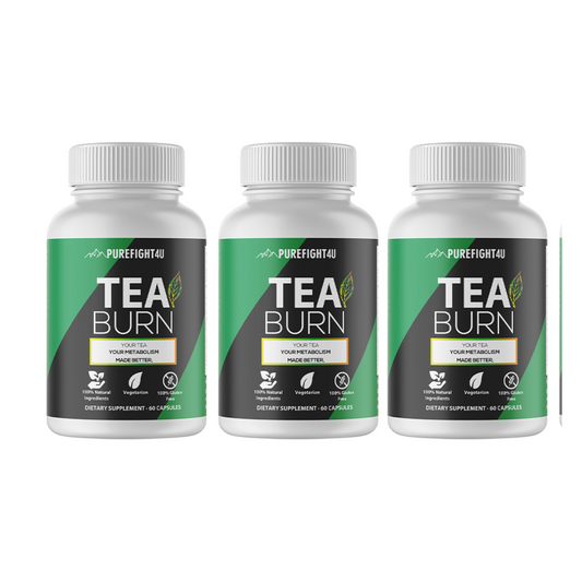 Tea Burn Dietary Supplement 12 Bottles 720 Capsules