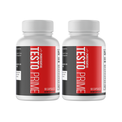 TESTO PRIME Best Testosterone Booster 2 Bottles 120 Capsules