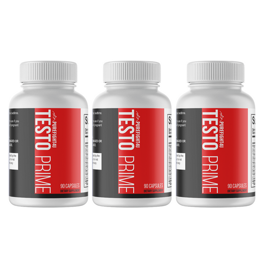 TESTO PRIME Best Testosterone Booster 3 Bottles 180 Capsules