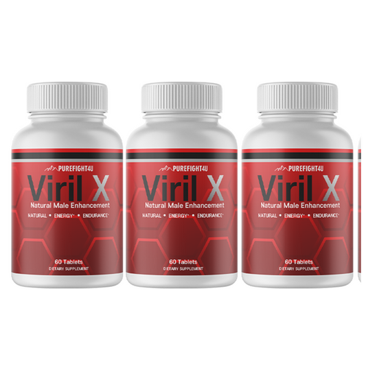 Viril X Dietary Supplement, Natural Male Enhancement, 10 Bottles 600 Tablets