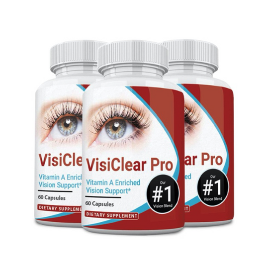 3 Bottles VisiClear Pro Advanced Eye Health Formula 60 Capsules x 3