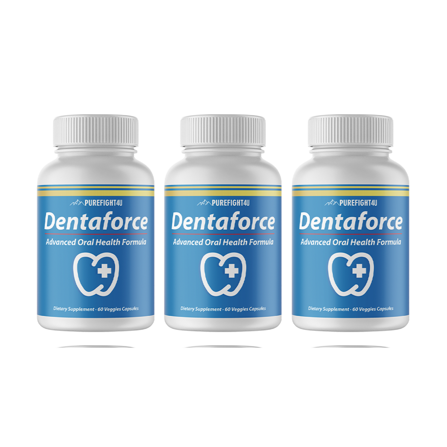 DentaForce Teeth & Gum Supplement - 10 Bottles 600 Capsules