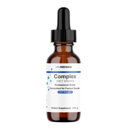 Complex Diet Drops – Natural Weight Management Drops Unisex 2 oz - 4 Bottles