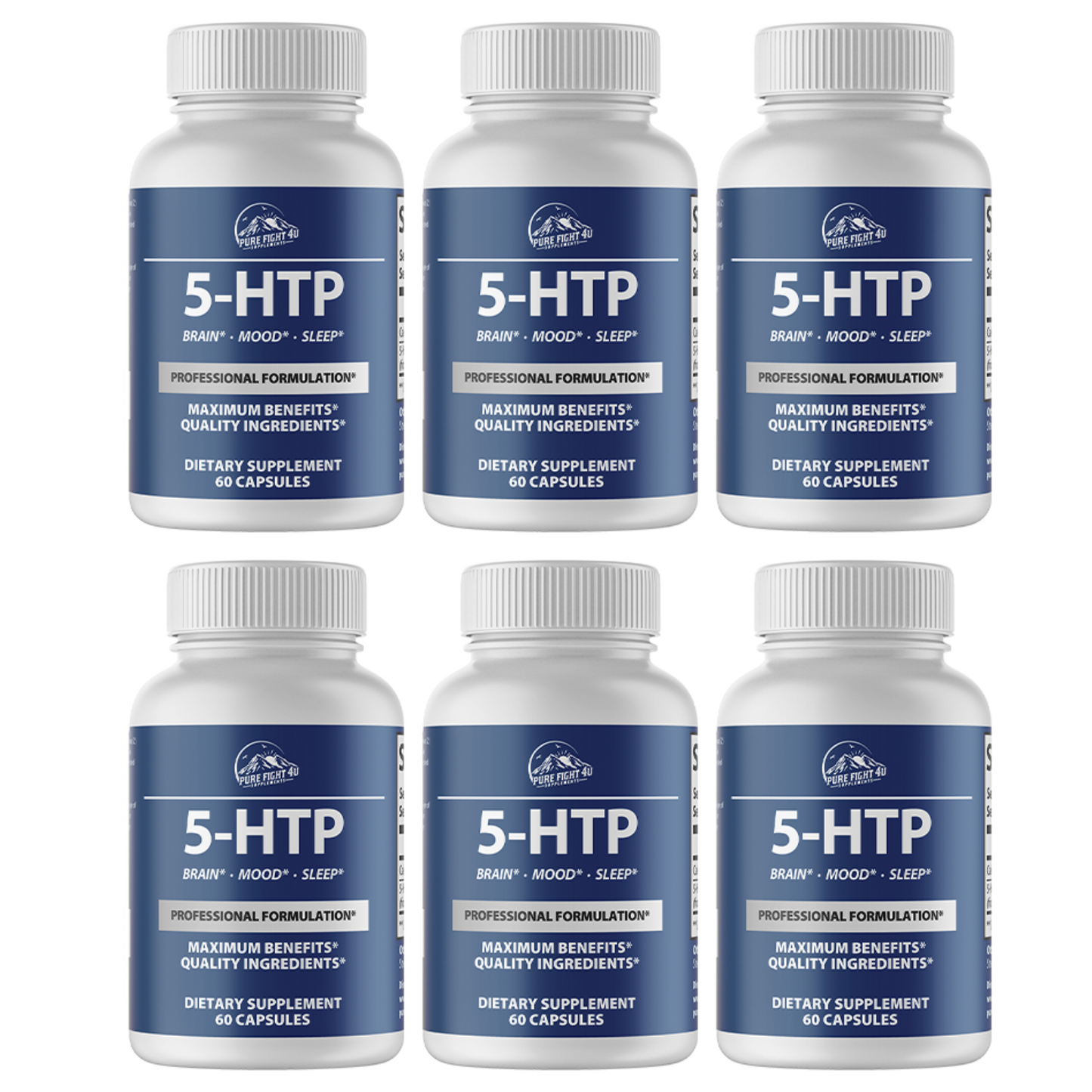 5-HTP Professional Formulation Dietary Supplement 12 Bottles 720 Capsules