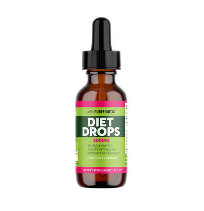 Diet Drops 200 MG Dietary Supplement  1 FL. OZ 10 Bottles