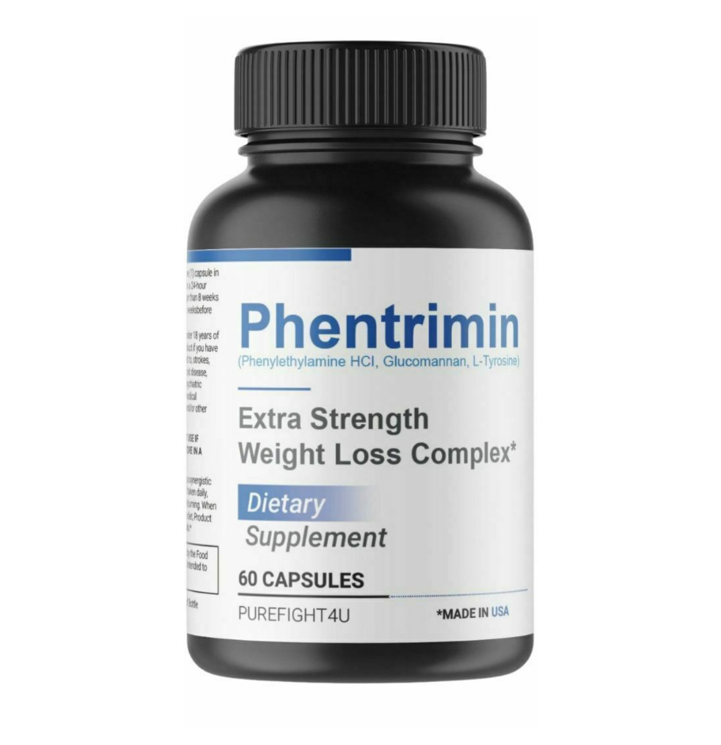 Official Phentrimin Extra Strength - 3 Bottles, 180 Capsules