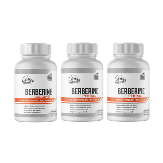 Berberine 1200mg High Strength Formula 10 Bottles 600 Capsules