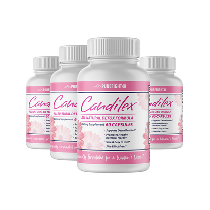 Candilex All Natural Detox Formula 4 Bottles 240 Capsules