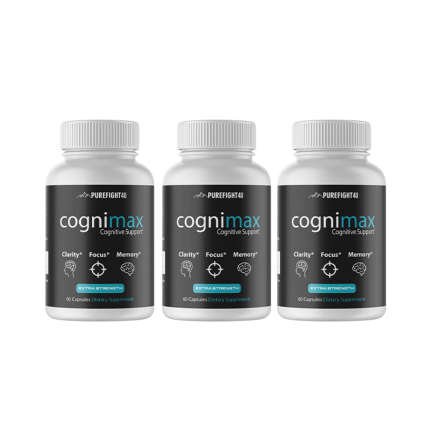 CogniMax Cognitive Support - 3 Bottles 180 Capsules