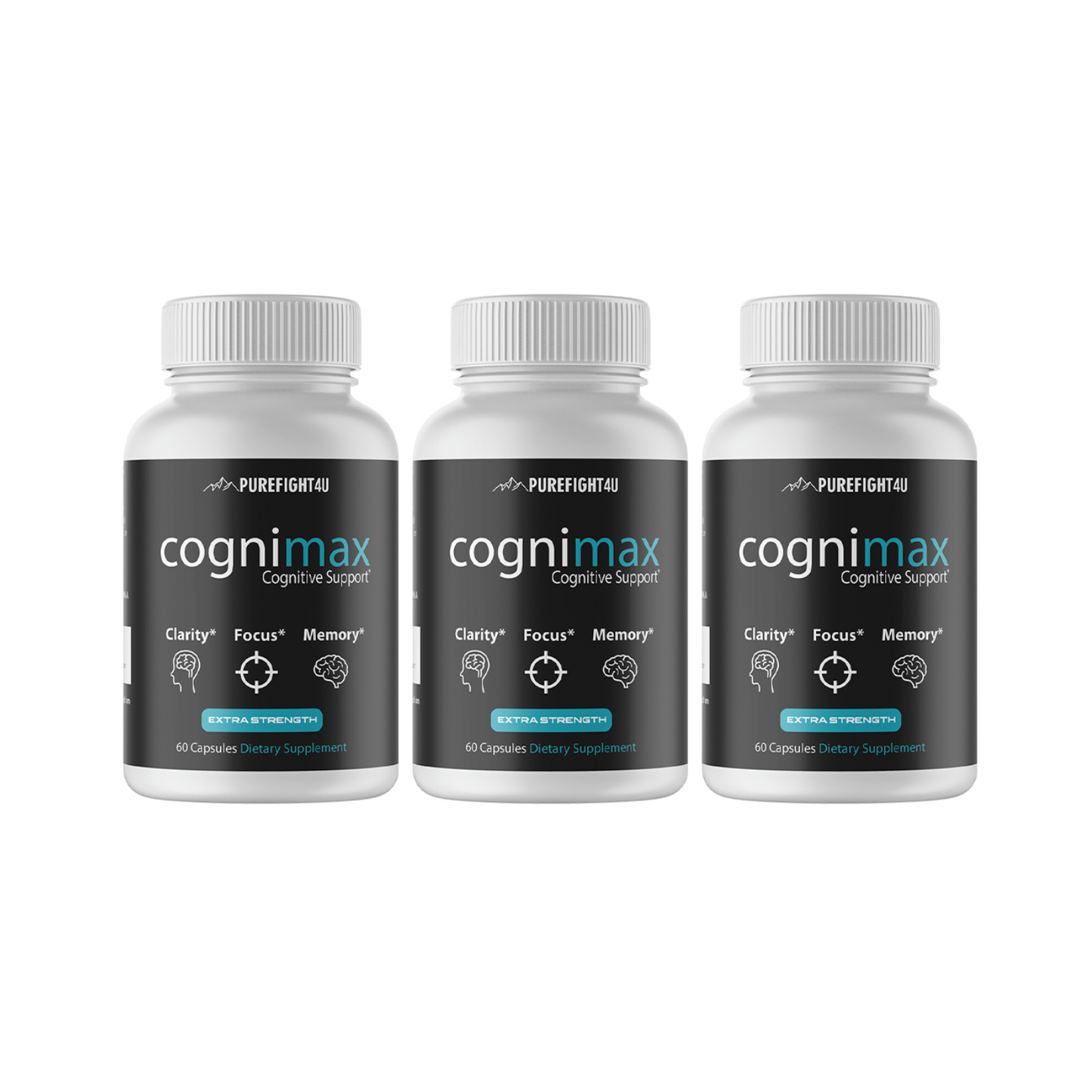 CogniMax Cognitive Support - 3 Bottles 180 Capsules