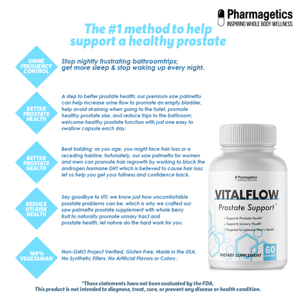 VITALFLOW Prostate Support - 10 Bottles