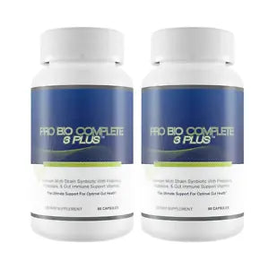 2-Pack Pro Bio Complete 3 Plus-Gut Health Probiotics-Brain Probiotics - 120 Caps