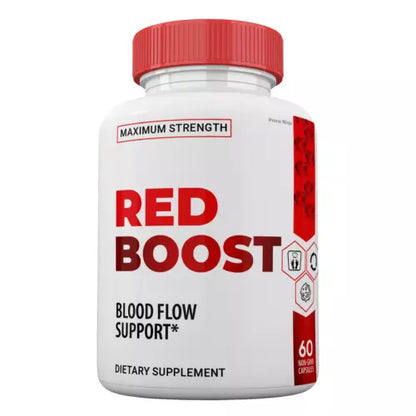 Red Boost Blood Flow Support Pills, RedBoost Capsules for Men and Women (2 Pack)