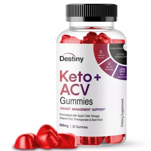 Destiny Keto ACV Gummies, Destiny Keto Gummies Maximum Strength Formula (5 Pack)