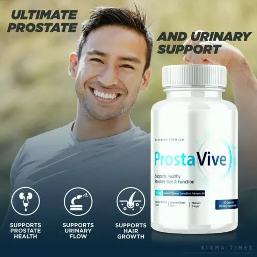 (3 Pack) ProstaVive Advanced Urinary Aid Pills to Support Prostate Functions