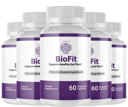 (5 Pack) BioFit Probiotic Pills Official  (2021 Formula) Weight Loss Supplement 810077532607