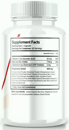 Sugar Shield Blood Sugar Support Supplement for Healthy Blood Levels 60ct