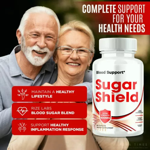 Sugar Shield Blood Sugar Support Supplement for Healthy Blood Levels 60ct