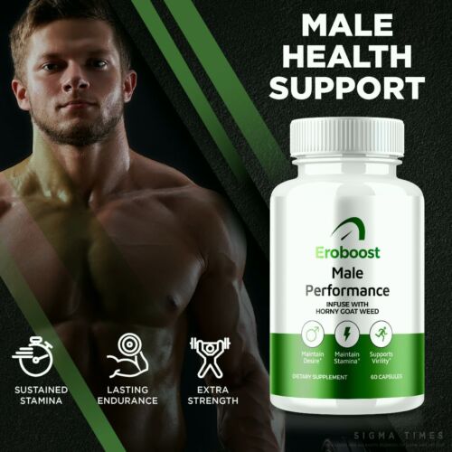 (2 Pack) Eroboost Advanced Male Health Pills to Support Healthy Circulation