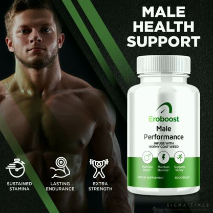 (2 Pack) Eroboost Advanced Male Health Pills to Support Healthy Circulation