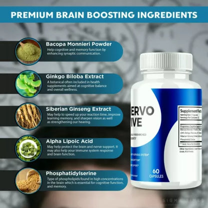 Nervovive Nerve Relief Pills to Support Mobility &amp; Reduce Nerve Aches 60ct