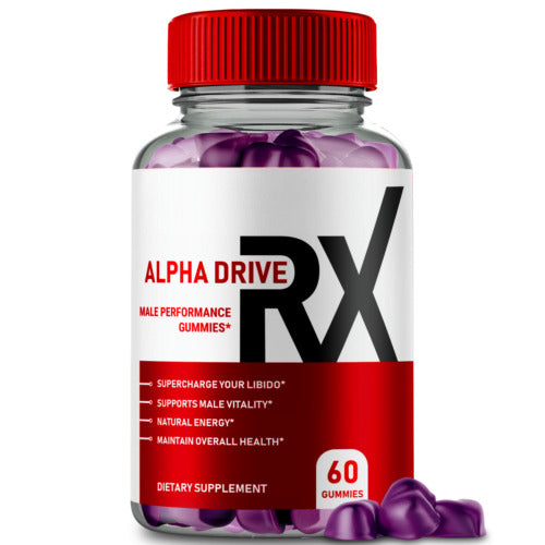 Alpha Drive RX Men Gummies AlphaDriveRX Men Support Gummy (60 Gummies)