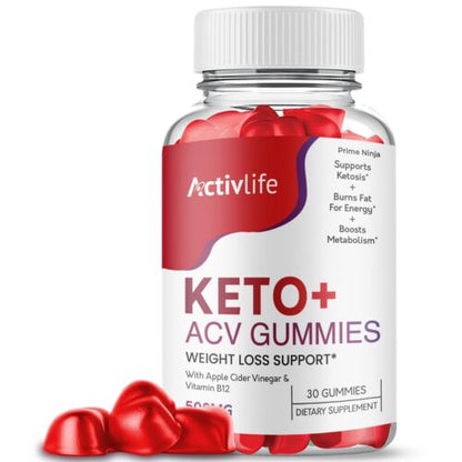 ActivLife ACV Keto Gummies, Activ Life Gummies Maximum Strength (3 Pack)