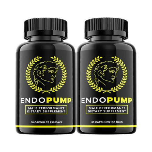 2-Pack Endopump Capsules, Endo Pump Male All Natural Dietary Supplement 120 Caps