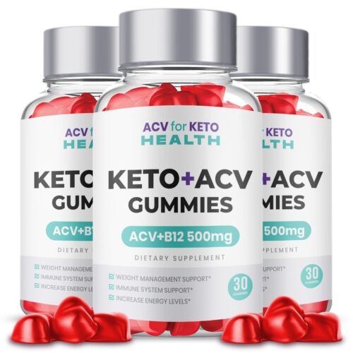 ACV for Keto Health Gummies, ACV for Keto Gummies  Dietary Supplement (3 pack)